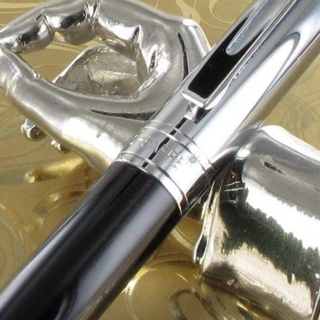 Stylo Bille Sheaffer Serie Laque Noire Chrome Beaut Intemporelle