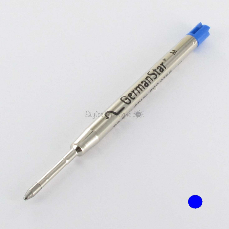 Parker - Recharge pour stylo à bille - bleu - pointe moyenne Pas Cher