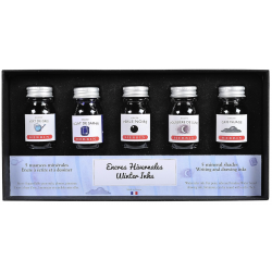 Coffret 5 "Encres hivernales" J. Herbin® Nuances minérales